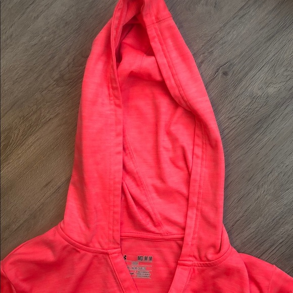 Pink under armour long sleeve athletic hoodie - Picture 3 of 4
